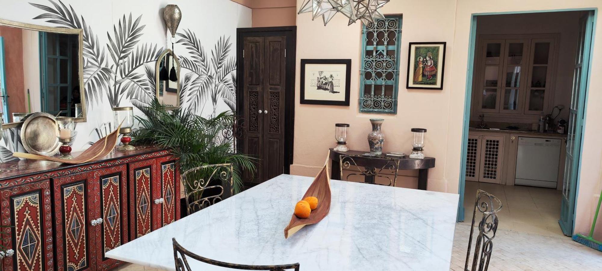 بيت للعطل Marrakech, 7 Harmonia, Pour 6 Personnes Avec Piscine Privee